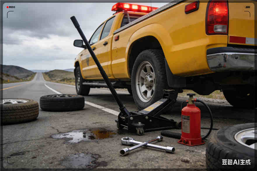 赵县爆胎道路救援-汽车换轮胎